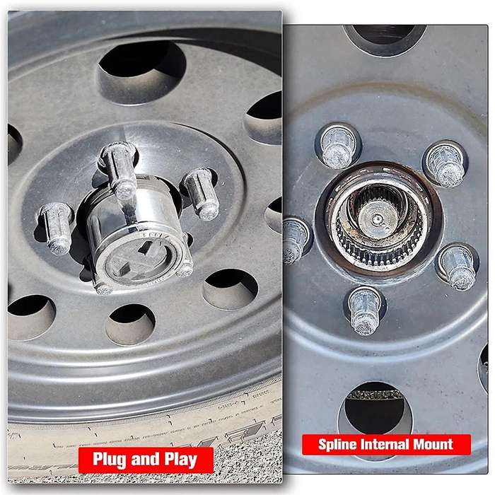 Manual Free Wheel Locking Hub Conversion for 98-00 B3000 01-08 Pickup 1500170 15001.7 15001.70