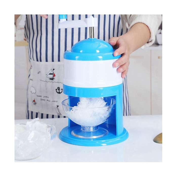 Manual Ice Crusher Home Use Ice Shaver and Snow Cone Machine Summer Maker Ice Crushing Breaker Tool