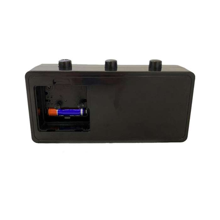 Manual Page Turning Alarm Clock Digital Clock Square Versatile Alarm Clock Study Calendar Fashion C