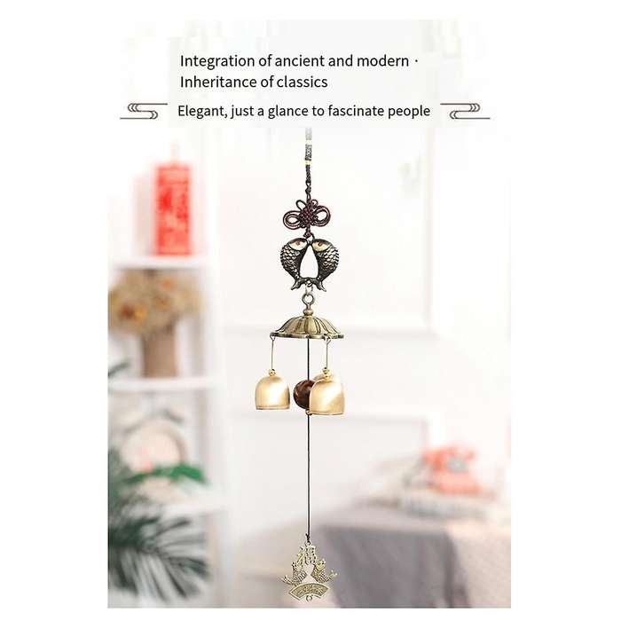 Mascot , Metal Wind Chime Pendant, Copper Bell for , Japanese Pendant