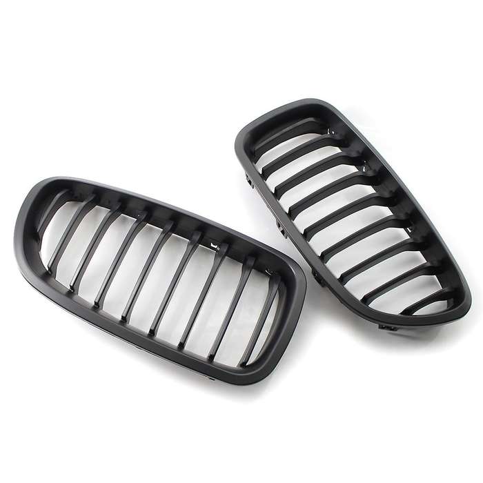 Matte Black Front Kidney Grill Grille for  5 Series F10 F11 F18 2010-2016 M5 528I 535I 550I 51137203