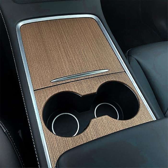 Matte Carbon Fiber Car Center Console Instrument Panel Protective Sticker Decoration Trim for Model