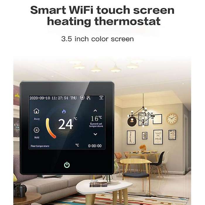 ME102 Color Screen with WIFI Electric Heating Press Thermostat 16A