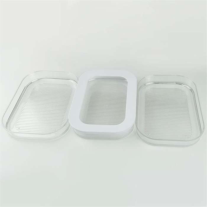 Meat Fridge Storage Containers Container with Lid for Meat Fridge Storage Box Suitable for Storing
