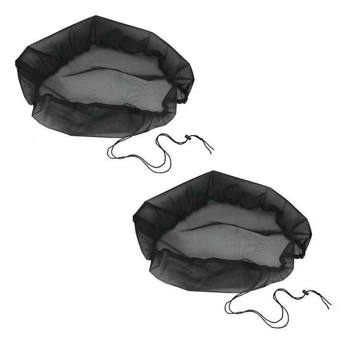 Mesh Cover for Rain Barrel with Drawstring,Rain Collection Barrels Netting Screen to Keep Leaves and