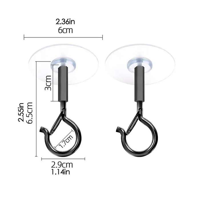 Metal Ceiling Hooks Wall Mounted Hanging Basket Hooks Plants Flower Pots Lanterns Hanging Holder for