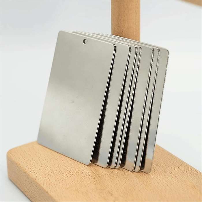 Metal Plant Label Tree Tags Garden Label Tag Outdoor Metal Label Stamping Blanks 50 Pack