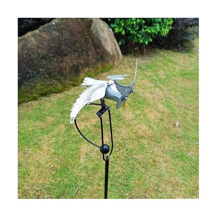 Metal Wind Spinner Outdoor 3d Metal Windmill Yard Wind Catchers Yard Patio Garden Decoration