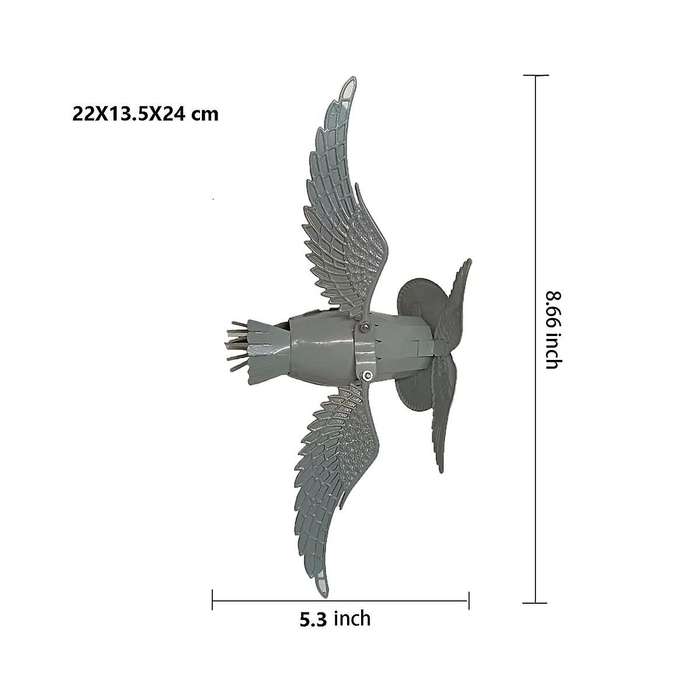 Metal Wind Spinner Outdoor 3d Metal Windmill Yard Wind Catchers Yard Patio Garden Decoration