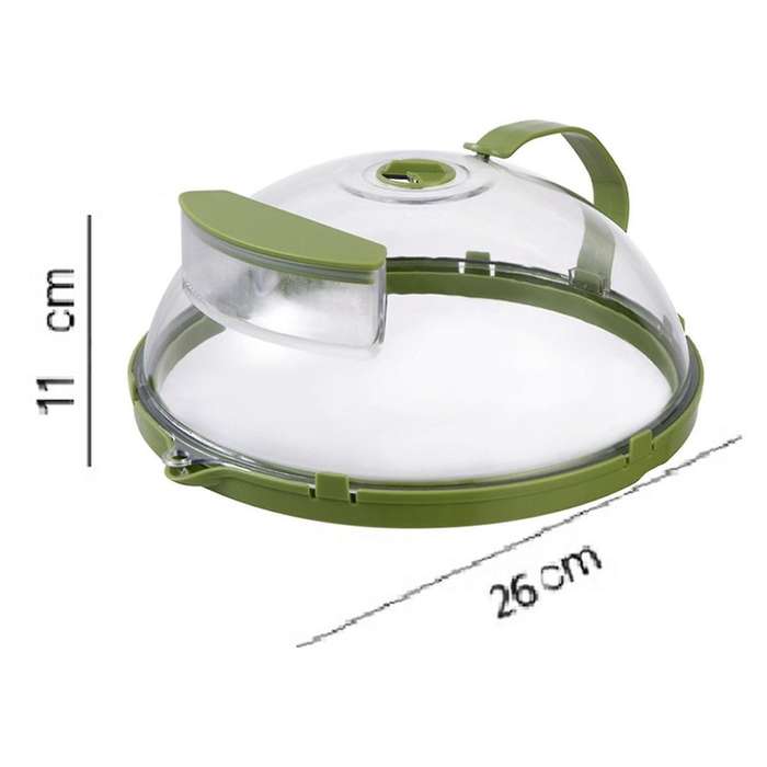 Microwave Cover for Food Clear Microwave Splatter Cover with Handle and Water Storage Box Microwave