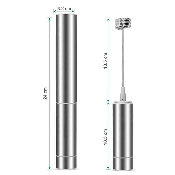 Milk Frother Handheld Electric Travel Coffee Frother Coffee Frother for Milk Foaming Latte Mixer for
