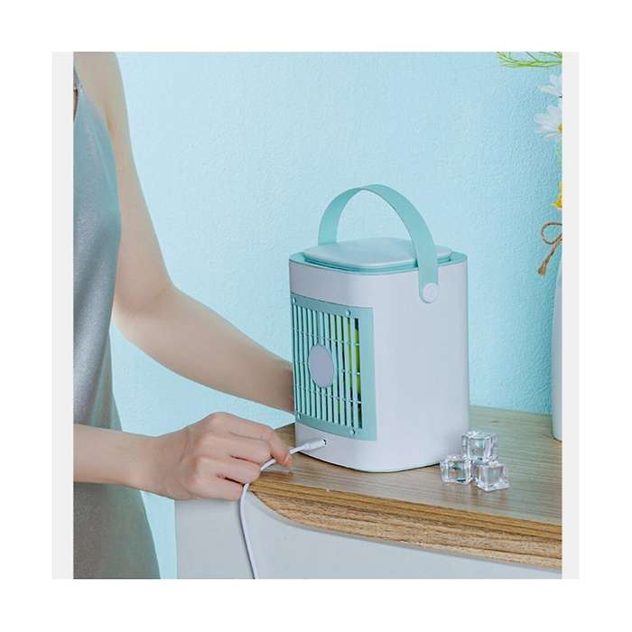 Mini Cooling Fan Usb Portable Air Conditioning Fan Small Water Cooling Fan Spray Fan Desktop Deskto