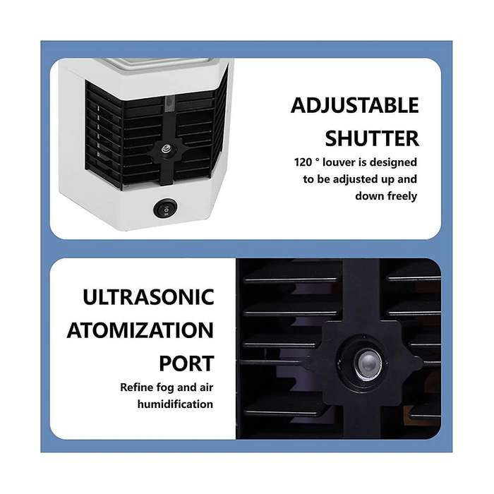 Mini Conditioning Fan, Desktop Cooler Fan, Usb Portable Cooler Conditioning Fan Desk Top Water Cool