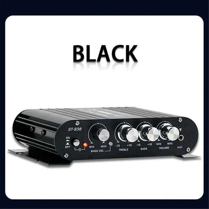 Mini Digital Power Audio Car Amplifier Blue Light Stereo Audio Amplifier for Home Theater Club Party