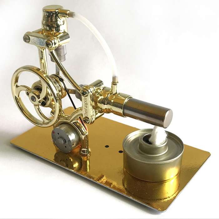 Mini Engine Hot Air Stirling Engine Motor Model Steam Power Technology Scientific Power Generation E