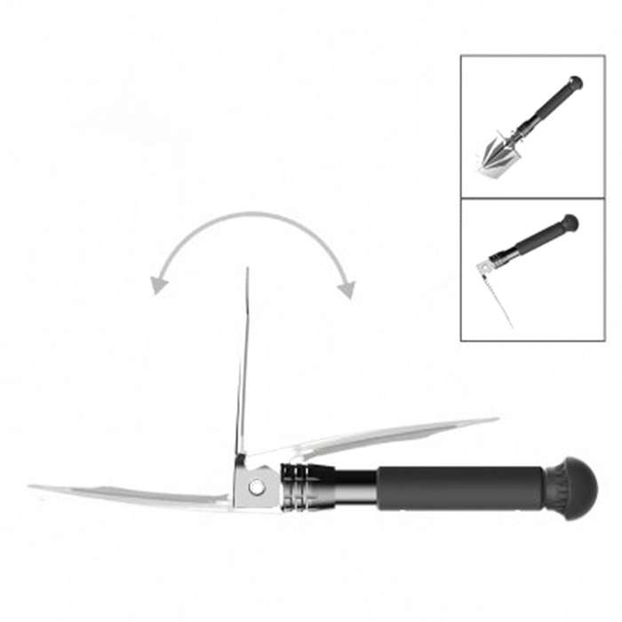 Mini Folding Shovel Steel Portable Garden Tool Survival Shovel for Camping Hiking Backpacking