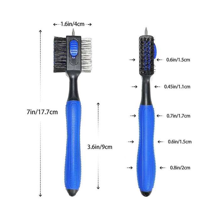 Mini Magnetic Buckle Golf Club Cleaning Brush Golf Cleaning Supplies Golf Accessories