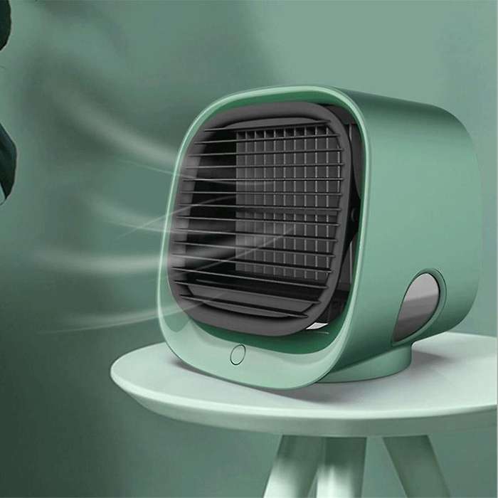Mini Portable Fans Air Conditioner Multi-Function Humidifier Purifier USB Desktop Air Cooler Fan wit