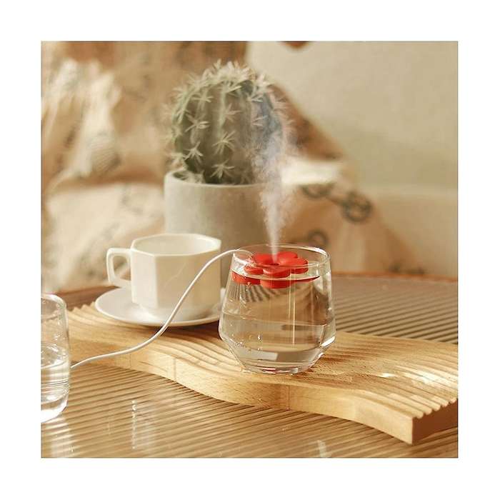 Mini Portable Humidifier with USB Cable Sealing Design Tankless Humidifier Travel Personal Humidifi