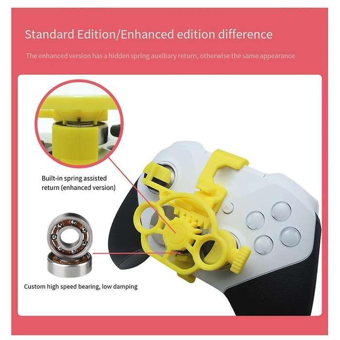 Mini Steering Wheel for XboxoneSX Elite2 Handle Gaming Handle Accessories Game Auxiliary Controller