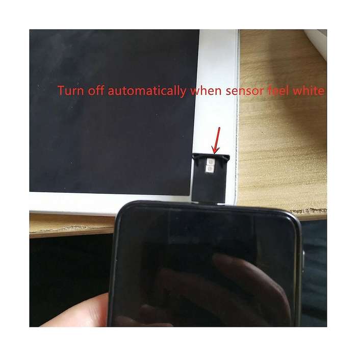 Mini USB-C LED RGB Light Brightness Adjustable 8 Color Changeable for Car, Laptops, Keyboard Atmosph