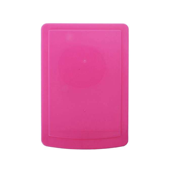Mini Translucent Drawer Type Plastic Storage Box Red 3 Layers