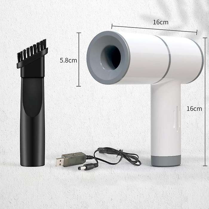 Mini Wireless Super Strong Suction 5000 Pa White Portable Handheld Auto Vacumm Cleaner for Office Ho