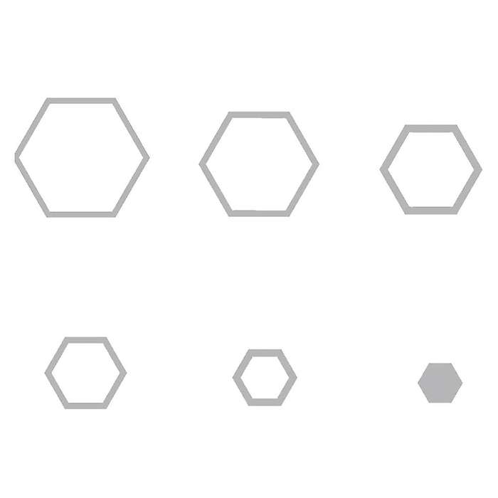 Mirror Wall Decor Hexagon Mirror Tiles Mirror Stickers for Living Room Wall Decor for Wall Mirrors D