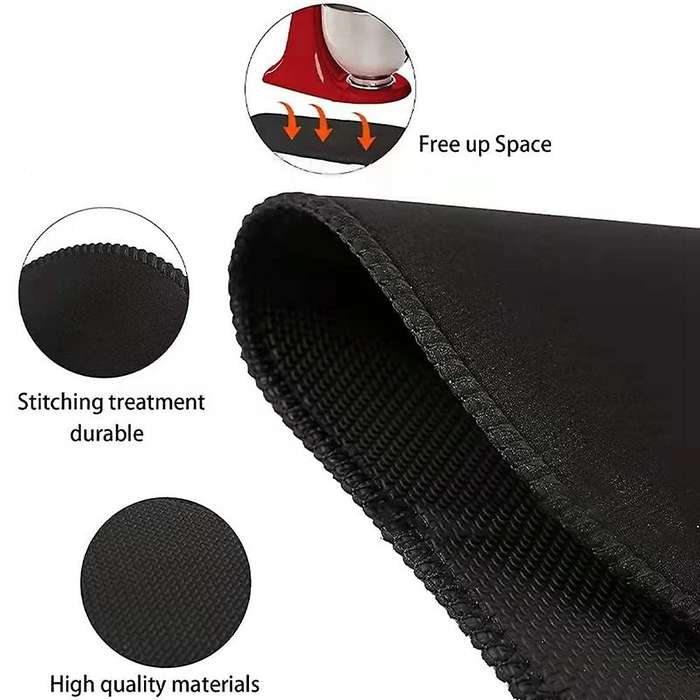 Mixer Mover Sliding Mats for KitchenAid Stand Mixer with 2 Cord Organizers Slider Mat Pad for Kitch