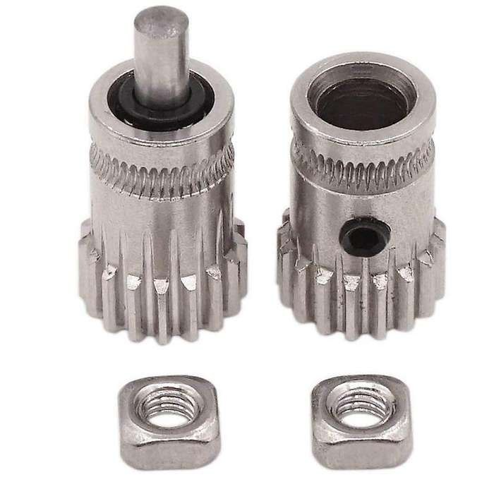 MK2/MK3 Parts Drive Gear Kit Clone B Double Gear Steel Belt Wheel Kit Gear DIY Prusa I3 Gear Extrusi