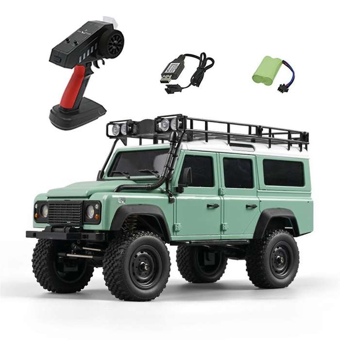 Mn Model Mn111 D110 Rtr Version 1/18 4wd Climbing Car Toys 180 Motor Led Light Portal Axle Body She