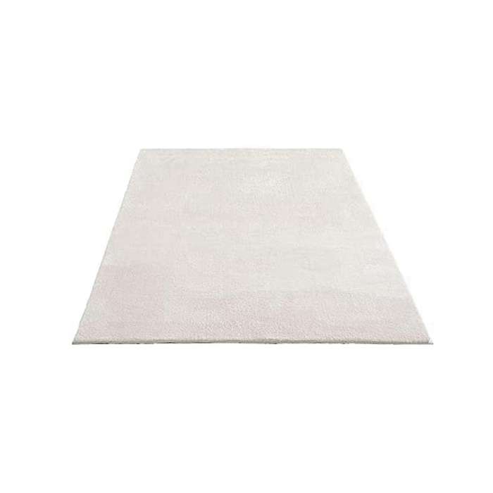 Modern Fluffy Short Pile Rug, Non- Underside, Washable Up to 30 Degrees, Super Soft, Fur Look, Crea