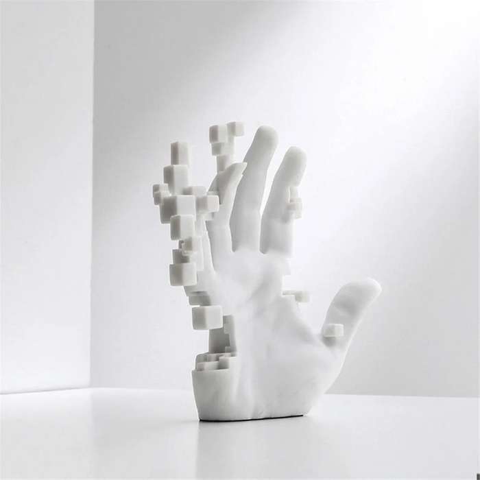 Modern Simple Statues Palm Decoration Exhibition Hall Restaurant Abstract Art Ornaments for Home Dec