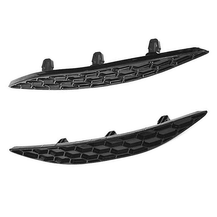 Modified Black Glossy Honeycomb Tail Rear Fog Light Lamp Cover Trim Styling Insert Garnish for Golf
