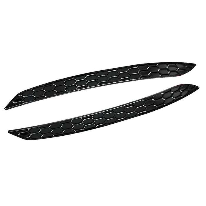 Modified Black Glossy Honeycomb Tail Rear Reflector Fog Light Lamp Cover Trim Strip for Golf 8 MK8 2