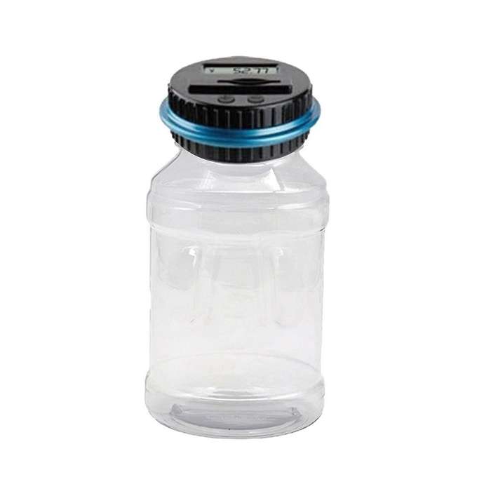 Money Depository - Money Savings Counter Clear Digital Bank Lcd Counting Money Jar Change Gift For
