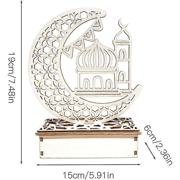 Moon Star Lights, Ramadan Decorations - Ramadan Eid Led Night Light, Decorations Table Lamp Moon St