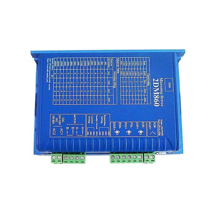 Motor Driver 2dm860 Digital Stepper Driver 86 Drive Voltage Ac30-80v for Cnc Router Engraving Machi