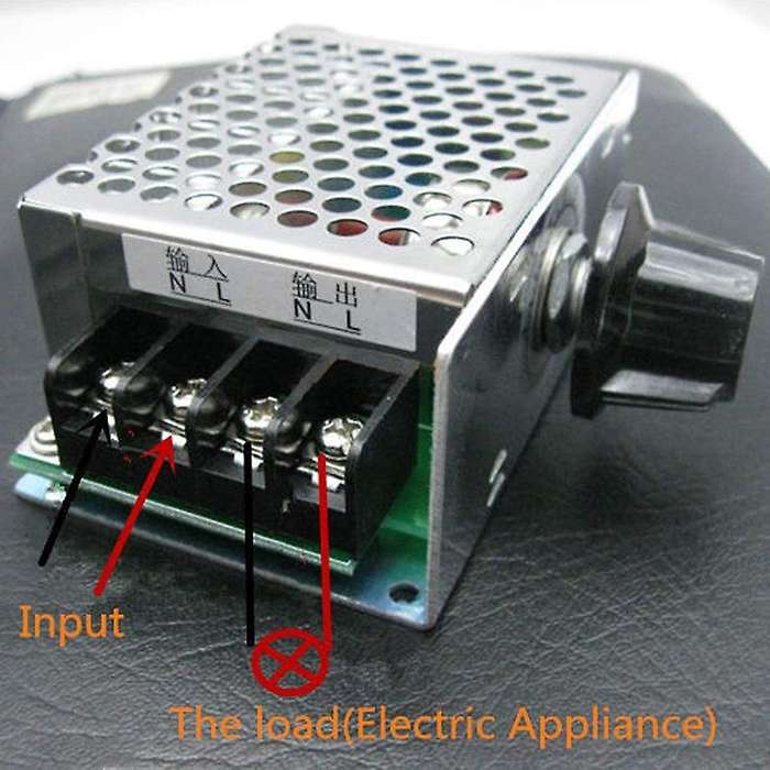 Motor Speed Controller 4000W Adjustable Voltage Regulator High Temperature Governor Dimmer Controll