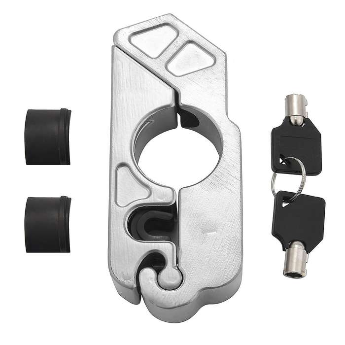 Motorbike Handlebar Lock Anti-Theft Brake Level Lock for Motorbike Motorcycle Bike Scooter Moped ATV