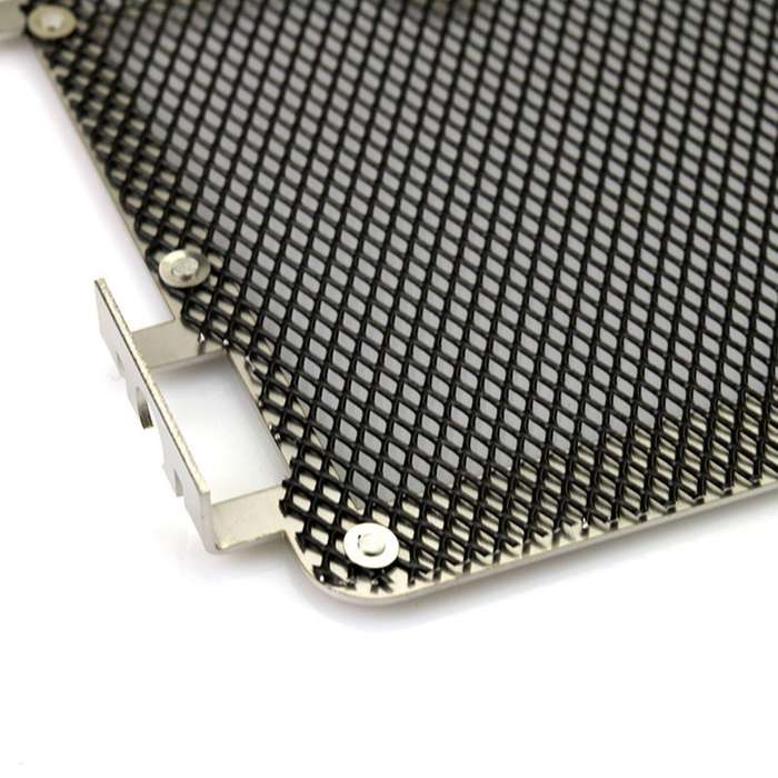 Motorbike Radiator Grille Grill Protective Guard Cover for FZ-07 2014-2019 Black
