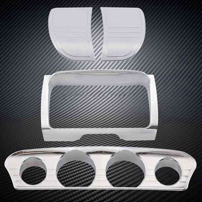 Motorbike Instrument Surround Gauge Panel Adhesive Cover Trim Kit for Street Ultra Limited Tri Glide