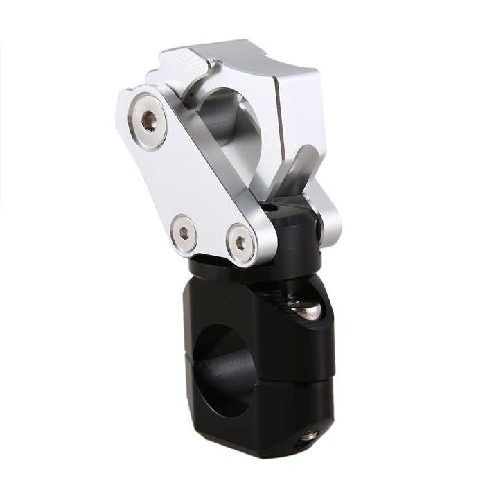 Motorcycle 22mm Handle Hook, Aluminum Alloy Folding Hook, Base Helmet Hook Luggage Storage, for