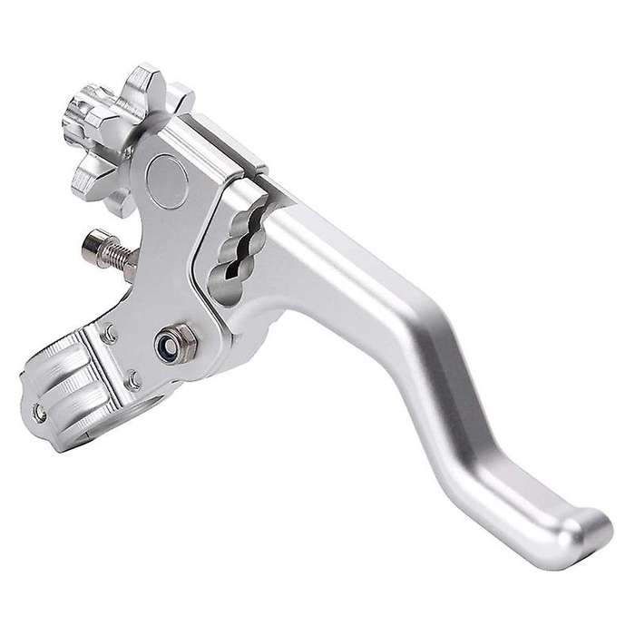 Motorcycle 22mm Short Stunt Clutch Lever Cable System for R for (Silver)