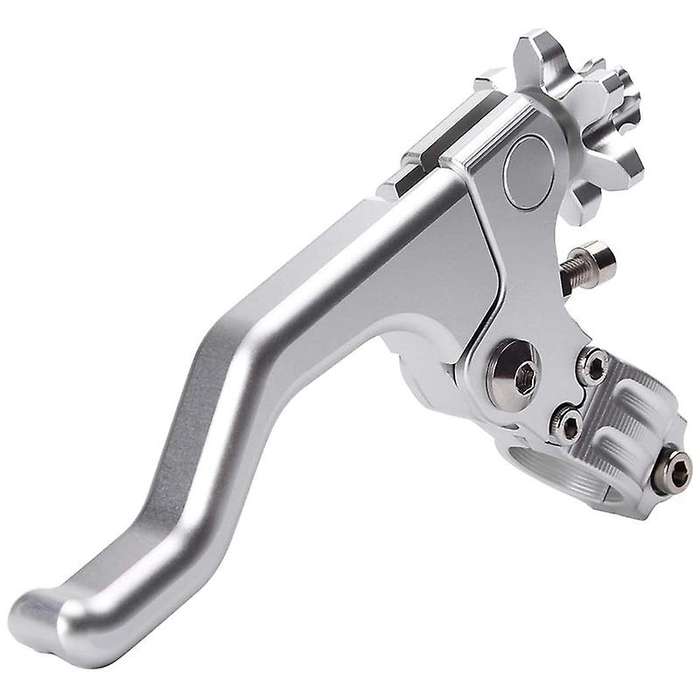 Motorcycle 22mm Short Stunt Clutch Lever Cable System for R for (Silver)