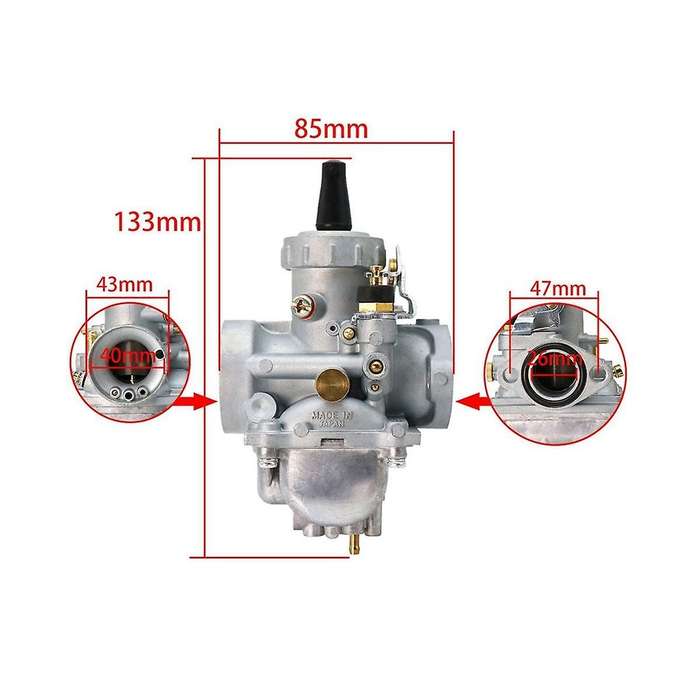 Motorcycle 26mm Vm22 Pz26 Pd Carburetor for Ts125 Ts125n Tc125 Ts100 Dirt Bike Atv