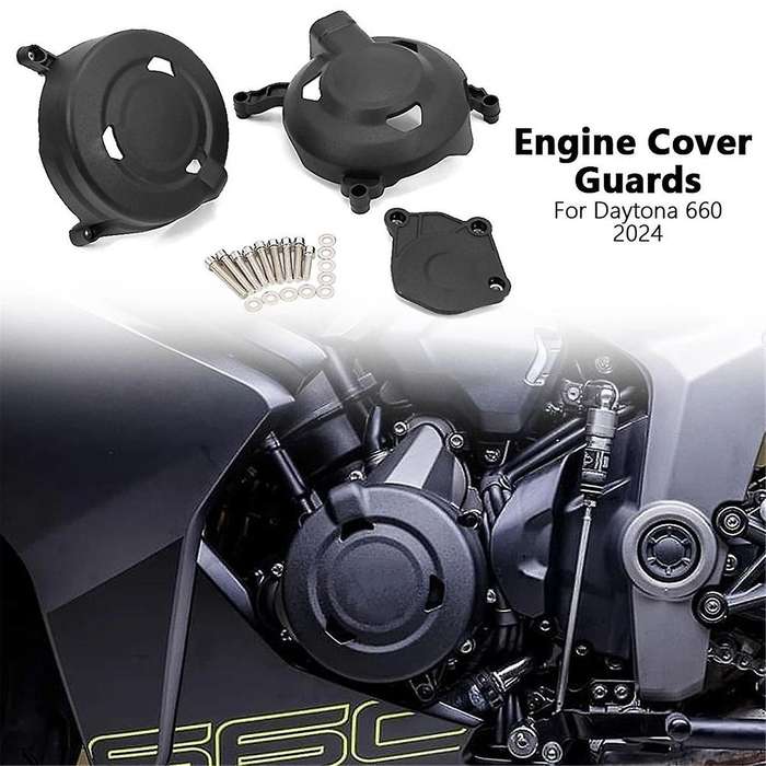 Motorcycle Accessories for 660 2024 Daytona660 660 Engine Cover Set Protection Cover Engine Guard