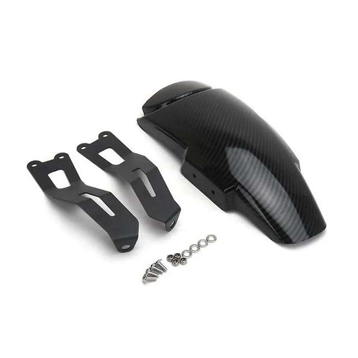 Motorcycle Accessories Front Wheel Extender Mudguard Mud Flap for DesertX Desert X 2022 2023(Carbon)