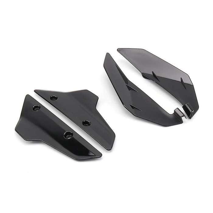 Motorcycle Air Deflector Wind Deflector Side Windscreen for Xl750 Transalp 2023(black)