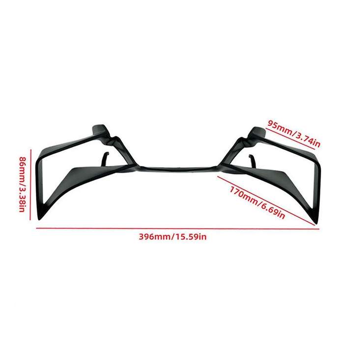 Motorcycle Aerodynamic Winglets Fins Side Wind Wing Spoiler Fixed Wind Wing for RC390 RC16 RC8C 2014